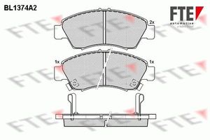 Remblokken set BL1374A2