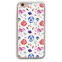 Bloemetjes: iPhone 6 Plus / 6S Plus Transparant Hoesje