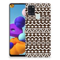 Samsung Galaxy A21s TPU bumper Aztec Brown - thumbnail