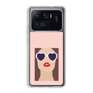 Red lips: Xiaomi Mi 11 Ultra Transparant Hoesje
