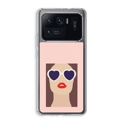Red lips: Xiaomi Mi 11 Ultra Transparant Hoesje