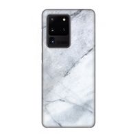 Witte marmer: Volledig geprint Samsung Galaxy S20 Ultra Hoesje
