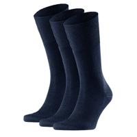 FALKE Airport sokken 3-paar blauw - thumbnail