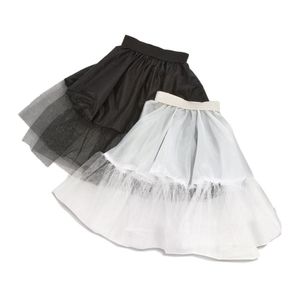 Voordelige witte kinder petticoat met tule