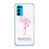 Pink positive: Oppo Find X3 Lite Transparant Hoesje
