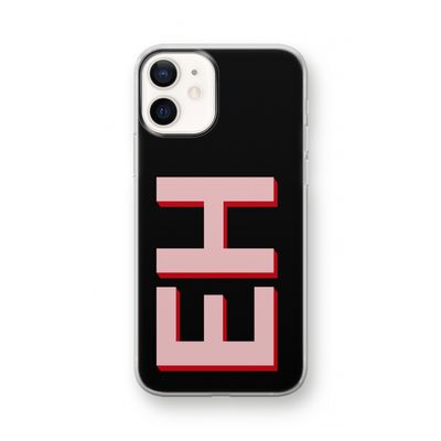 Monogram: iPhone 12 mini Transparant Hoesje