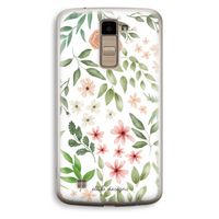 Botanical sweet flower heaven: LG K10 (2016) Transparant Hoesje