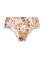 ZIMMERMANN Kids bas de bikini August à fleurs - Tons neutres