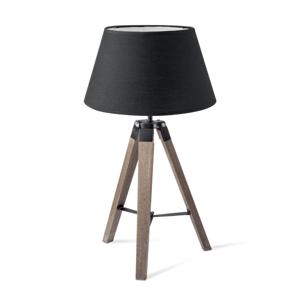 Tafellamp Largo - Zwart - Natuur Lampvoet