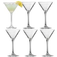 Vicrila Martini glazen set - 6x - glas - 14 cl - cocktail glas