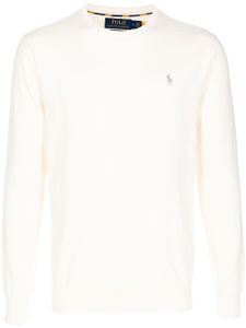 Polo Ralph Lauren sweat à motif Polo Pony brodé - Blanc