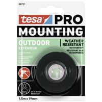 tesa Mounting PRO Outdoor 66751-00000-00 Montagetape Transparant (l x b) 1.5 m x 19 mm 1 stuk(s) - thumbnail