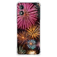 Motorola Moto E13 Anti Shock Bumper Case Vuurwerk - thumbnail