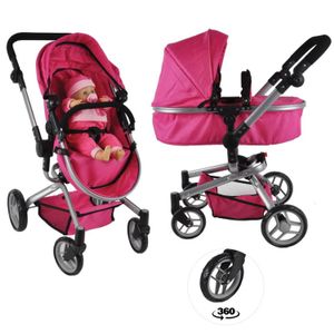Bandits and Angels - Poppenwagen Pink Angel 2in1