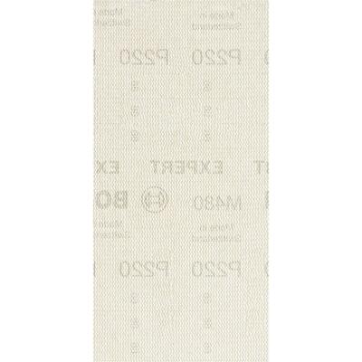 Bosch Accessories EXPERT M480 2608900748 Schuurnet voor vlakschuurmachine Ongeperforeerd Korrelgrootte (num) 220 (l x b) 186 mm x 93 mm 10 stuk(s)