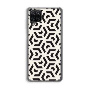 Crazy pattern: Samsung Galaxy A12 Transparant Hoesje