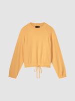 Cashmere trui met trekkoord aan de taille Cashmere trui met trekkoord aan de taille