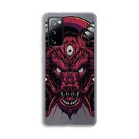 Hell Hound and Serpents: Samsung Galaxy S20 FE / S20 FE 5G Transparant Hoesje