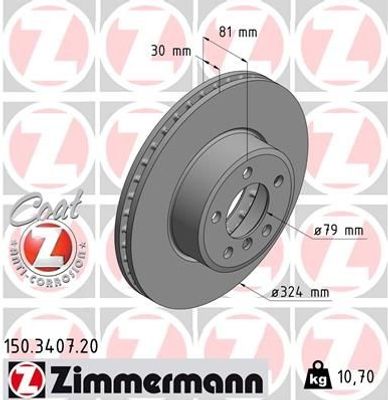 Remschijf Coat Z 150340720