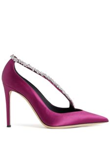 Giuseppe Zanotti escarpins Filipa à ornements en cristal - Rose