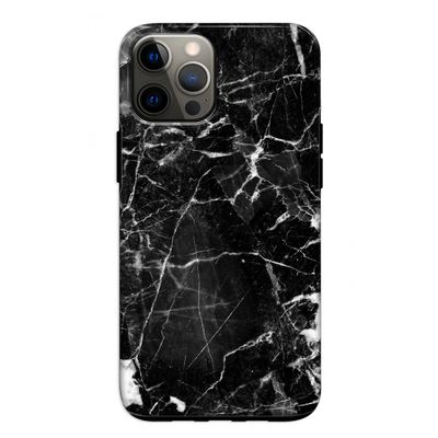 Zwart Marmer 2: iPhone 12 Tough Case