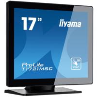 iiyama ProLite T1721MSC-B2 computer monitor 43,2 cm (17") 1280 x 1024 Pixels SXGA LED Touchscreen Tafelblad Zwart