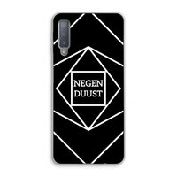 Negenduust geometrisch: Samsung Galaxy A7 (2018) Transparant Hoesje