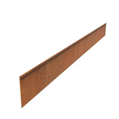 Kantopsluiting cortenstaal geplet 230x0,2x20cm.