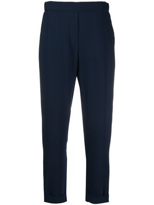 P.A.R.O.S.H. pantalon crop à coupe slim - Bleu