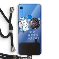 Best Friend Forever: Huawei Y6s Transparant Hoesje met koord