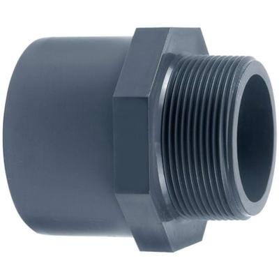 Aquaforte PVC Puntstuk Buitendraad 32mm x 40mm x 1&apos;&apos; - Duurzaam Voor Vijver & Leiding Systemen