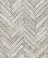 Noordwand Textura Behang met visgraatverband bakstenen - 1545762