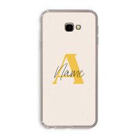 Amber Script: Samsung Galaxy J4 Plus Transparant Hoesje
