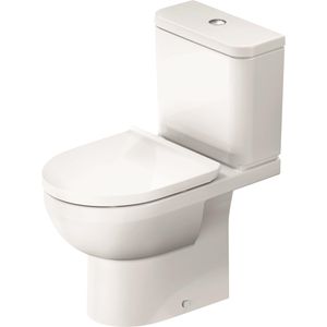 Duoblokpot Duravit No.1 Diepspoel Rimless Zonder Reservoir 36.5x65.5x42 cm PK Hoogglans Wit Duravit