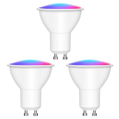 Zigbee led spot RGBWW gu10 fitting - 5 watt - voordeelset van 3