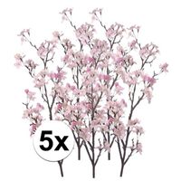 5x Appelbloesem roze kunstbloemen 104 cm   - - thumbnail