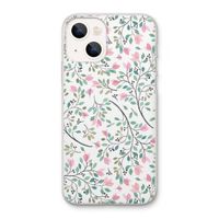 Sierlijke bloemen: iPhone 13 Transparant Hoesje