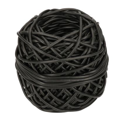 Bindbuis - 50 meter - zwart - nylon - 3 mm - binddraad planten - bindbuizen / binddraad