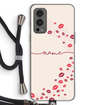 Kusjes: OnePlus Nord 2 5G Transparant Hoesje met koord