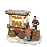 Pretzel market shop battery operated l12xb7,5xh9,5 cm - Luville