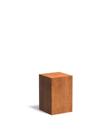 Cortenstaal sokkel 40x40x60cm.