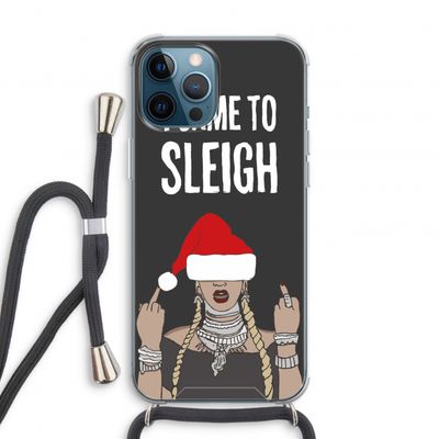 Came To Sleigh: iPhone 12 Pro Transparant Hoesje met koord