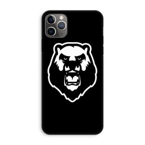 Angry Bear (black): iPhone 11 Pro Max Tough Case
