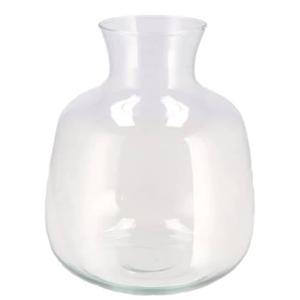 DK Design Bloemenvaas Mira - fles vaas - transparant glas - D24 x H28