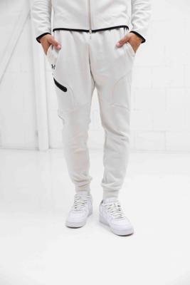Under Armour Unstoppable Fleece Trainingsbroek Heren Gebroken Wit - Maat M - Kleur: Wit | Soccerfanshop