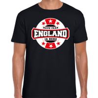 Have fear England is here / Engeland supporter t-shirt zwart voor heren - thumbnail