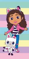 Gabby's Dollhouse strandlaken Colors 70 x 140 cm Katoen