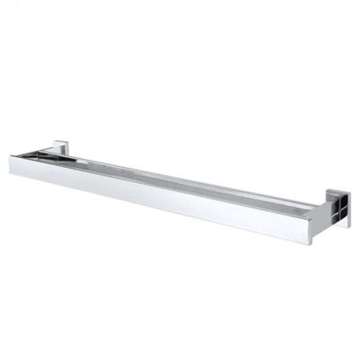 Dubbele handdoekhouder Haceka Edge | Wandmontage | 60 cm | RVS | Rechthoekig | Chroom