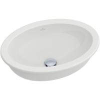 Villeroy & Boch Loop en Friends onderbouwwastafel 48.5x32.5cm zonder overloop zonder kraangat ceramic+ wit 616121R1