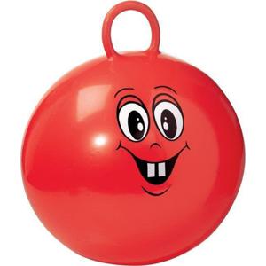 Speelgoed Skippybal - rood - 50 cm - met gezicht - buitenspeelgoed